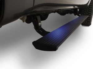 Nissan Titan XD Running Boards - AMP Research - PowerStep Plug-N-Play - Black - `16-`17